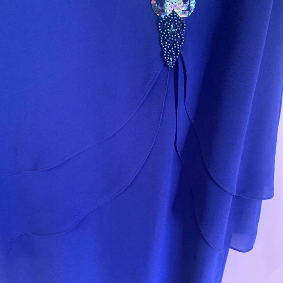 Cobalt blue gown by Ursula  Sz 16 - Picture 7 of 9